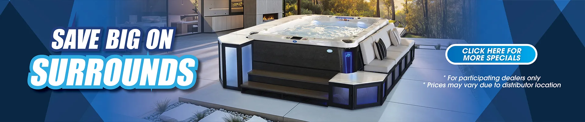 Calspas hot tub being used in a family setting - Lancaster