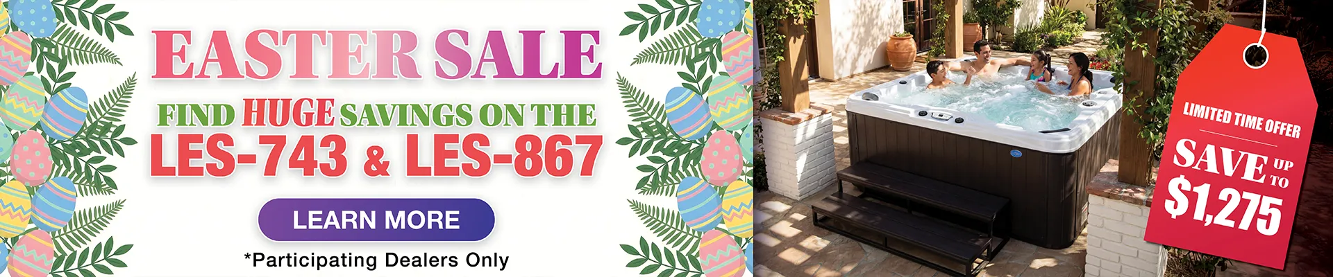 Calspas hot tub being used in a family setting - Lancaster