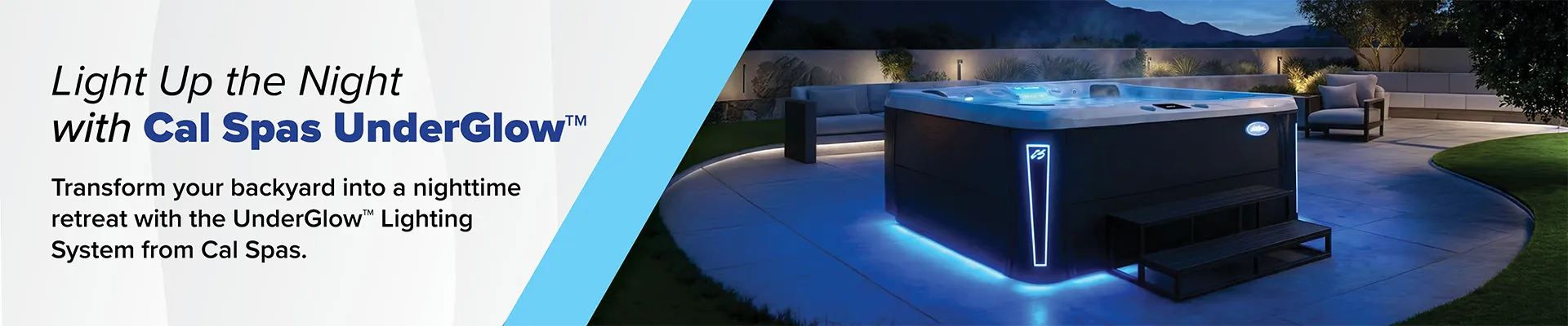 Calspas hot tub being used in a family setting - Lancaster